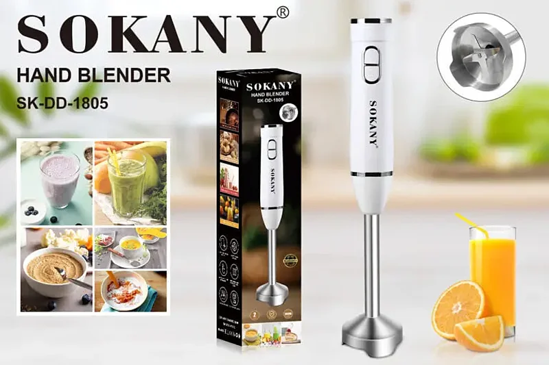 Blender Sokany SK-DD-1805 White — Blenderlər, xırdalayanlar və mikserlər, Bakı (5)