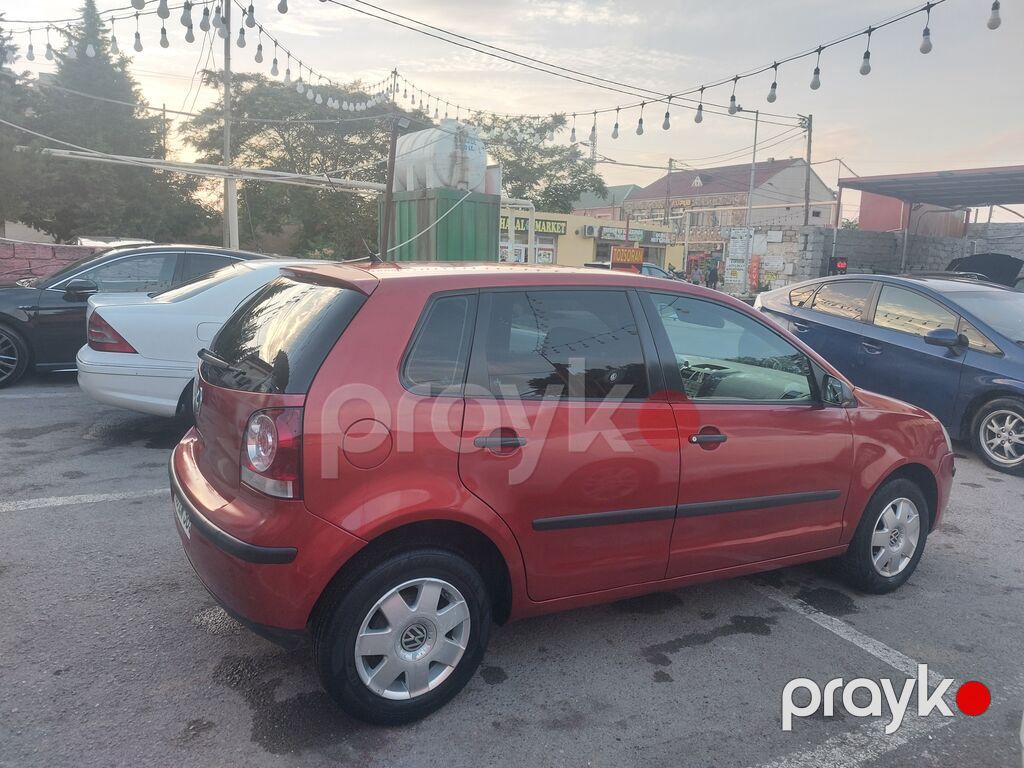 Volkswagen Polo, 5 qapılı hetçbek. Rəngi: qırmızı. Texniki və — Avtomobillər, Digah (4)
