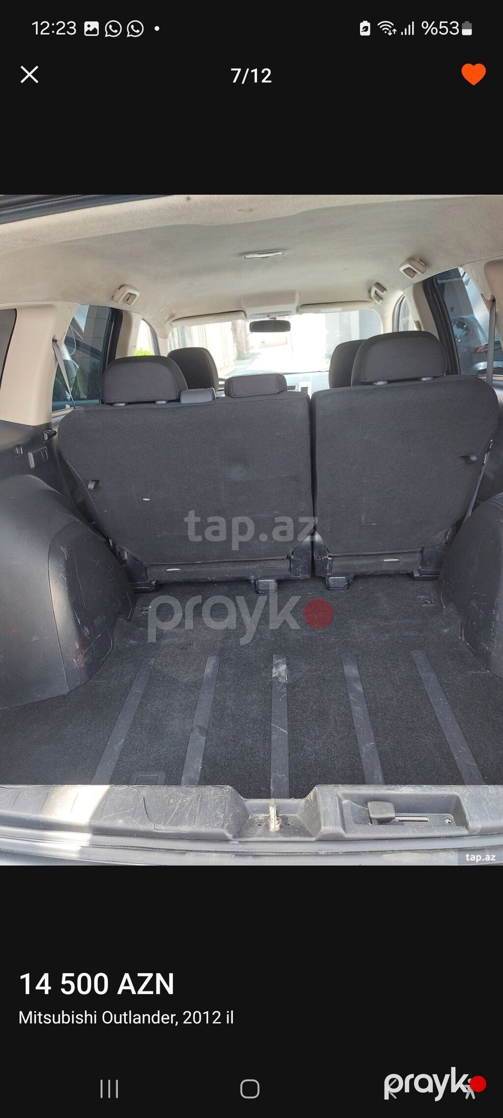 Mitsubishi Outlander: 2.4 l 2008 il 255000 km Universal — Avtomobillər, Gəncə (7)
