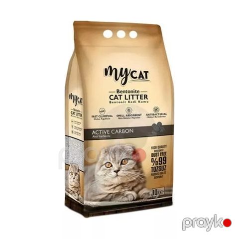 Topalaşan doldurucu My Cat Carbon Scented pişiklər üçün, 10 l — Bakı