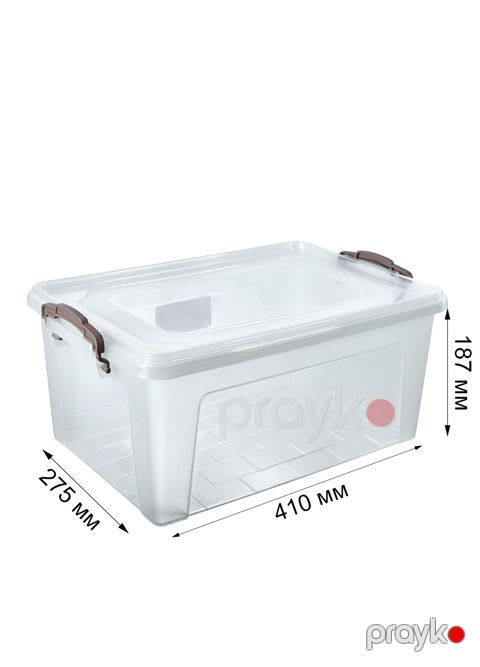 Saxlama üçün konteyner Stars Plast, plastik, 410x275x187 mm, 15 l — Bakı