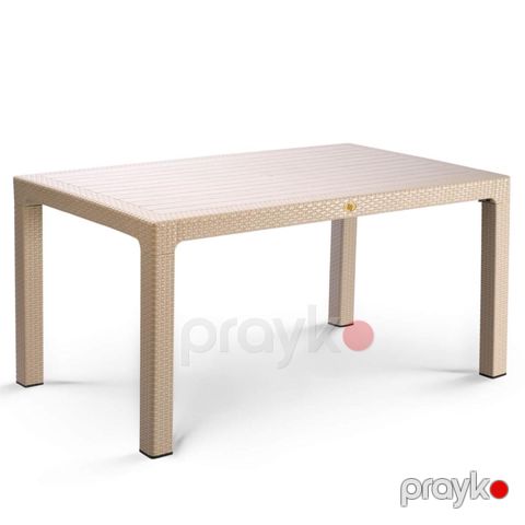 Bağ üçün masa 2236490, plastik, bej, 90x150x75 sm — Bakı