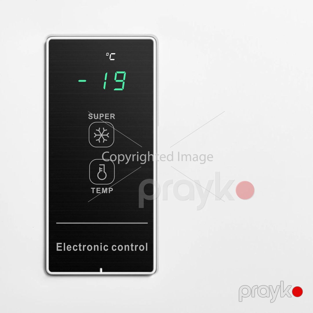 Dondurucu-soyuducu Kraft BD (W)- 360BL ağ (elektronlu, inventorlu) — Ev texnikası, Bakı (5)