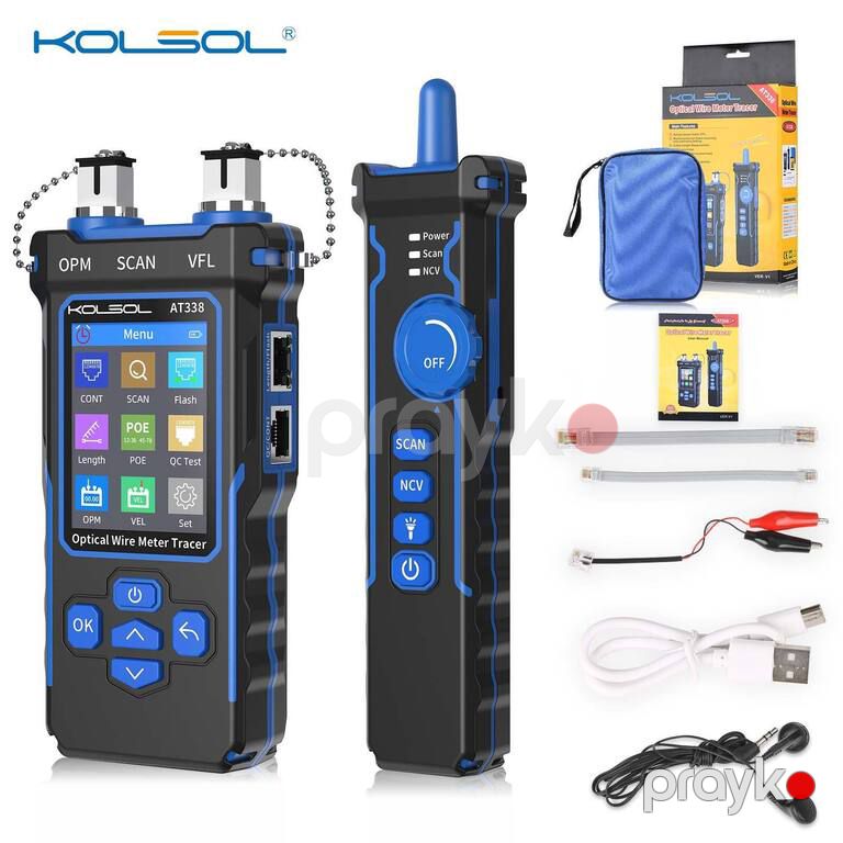Network Cable Tester LAN RJ45 Optical Wire Meter Power Meter Tester Kolsol NF-8508 — Şəbəkə və server avadanlığı, Bakı (11)