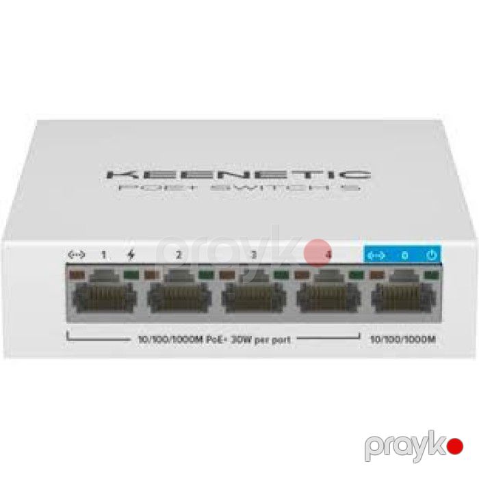 Keenetic PoE+ Switch 5 KN-4610 5 Port Gigabit Şəbəkə Kommutatoru — Elektronika, Bakı (3)