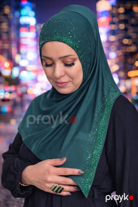 Hicab hicab_1, yaşıl, pambıq — Bakı