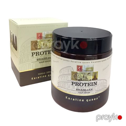 Saç üçün maska Keratine Queen Protein Brazilian 1000 ml — Bakı