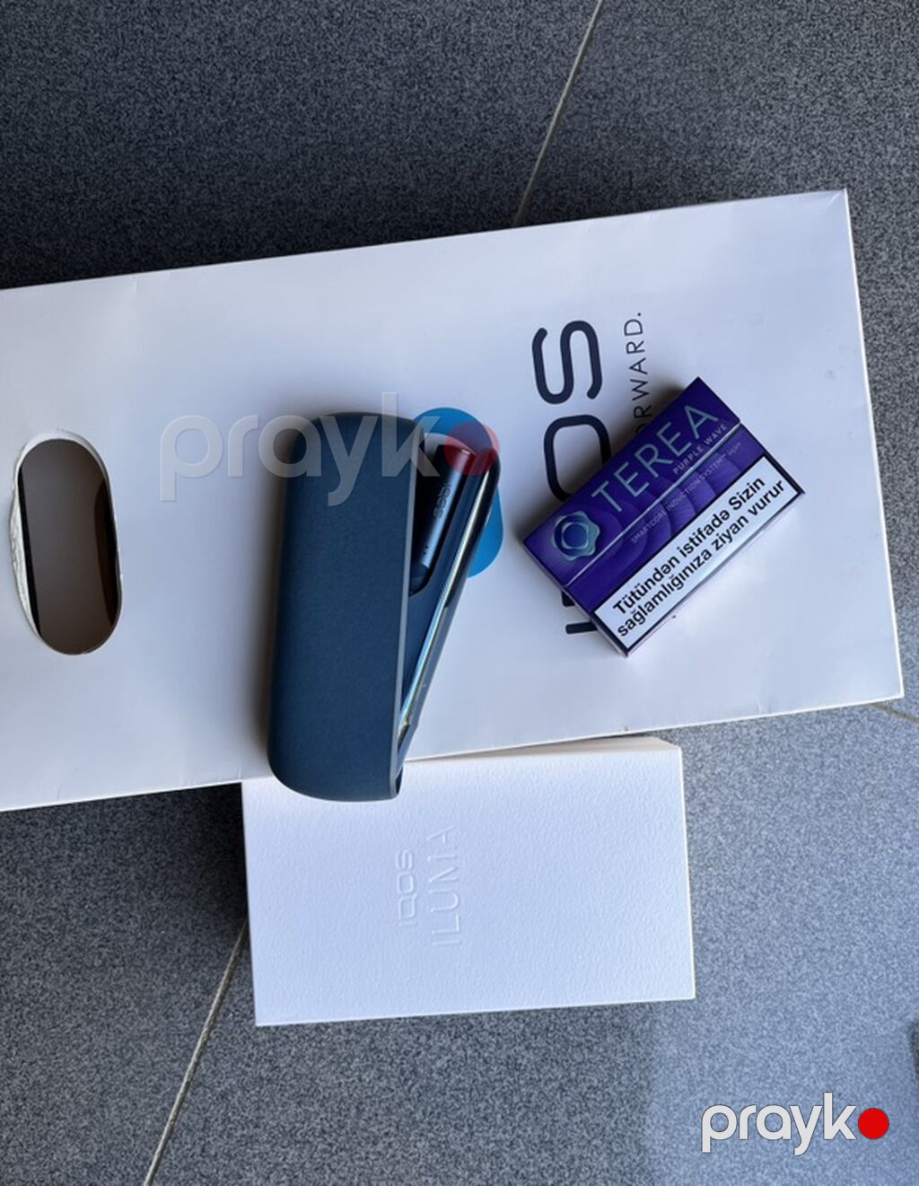 Iqos Iluma elektrikli tütün isidici cihaz dəsti Məhsulun tərkibi — Elektronik siqaretlər, Digah (2)