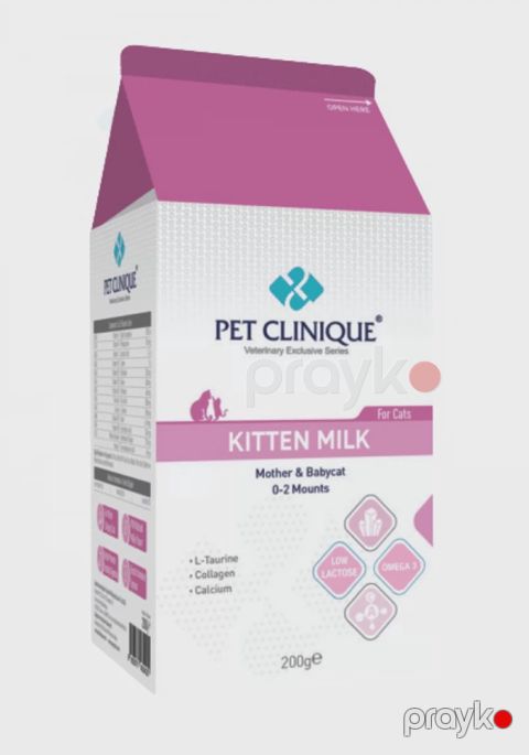 Pişik balaları üçün süd qatışığı Pet Clinique, 200 q — Bakı