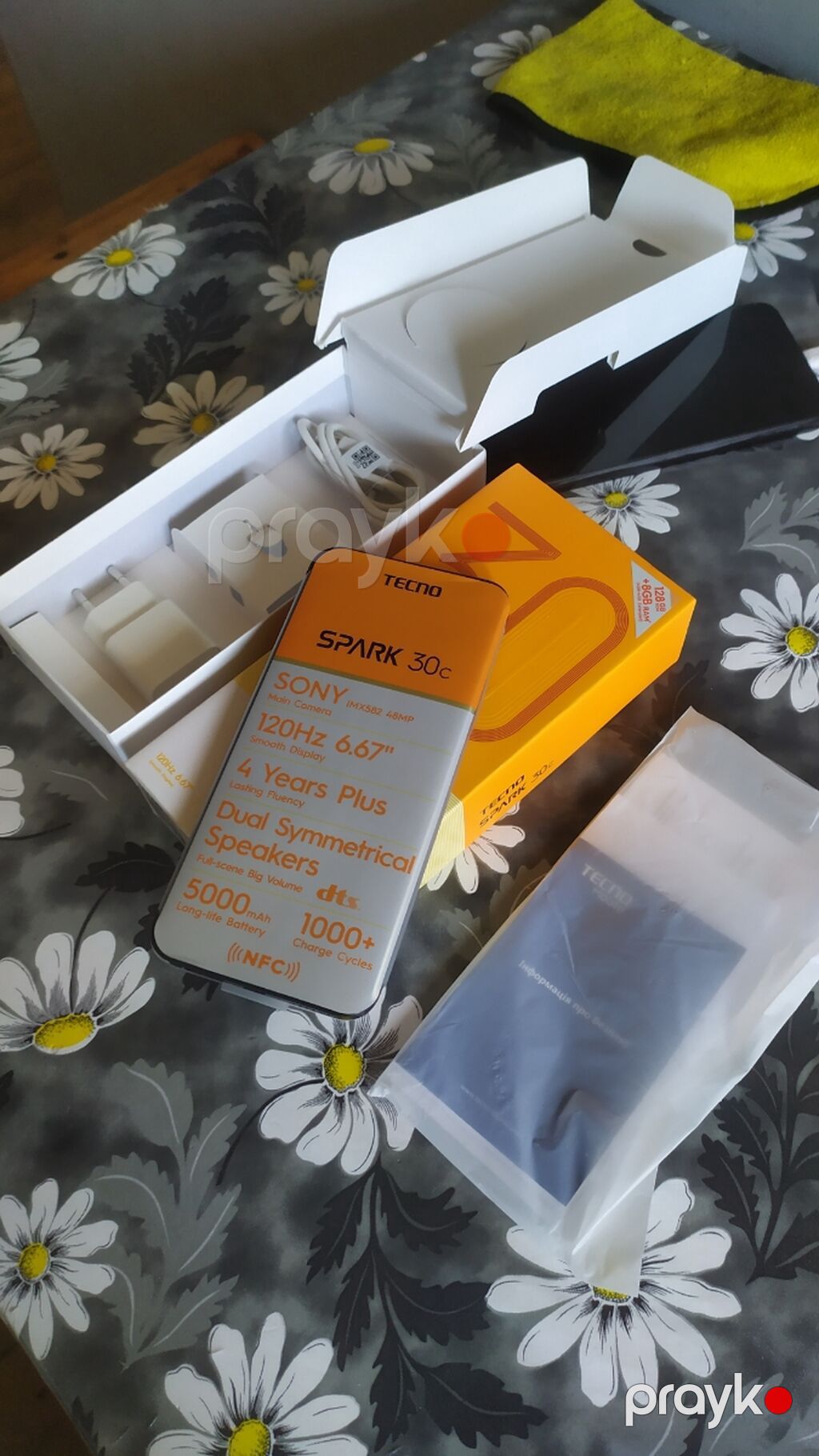 Tecno Spark 30C, 128 GB, rəng - Qara, Barmaq izi, Sənədlərlə — Tecno, Masazır (2)