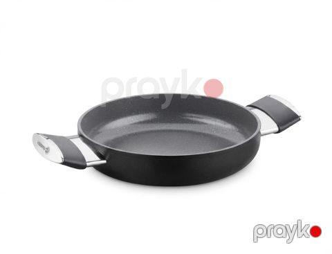 Tava Korkmaz NM-774667, keramika, qara, 22 sm — Bakı