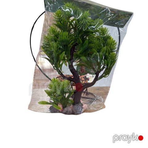 Akvarium üçün dekorativ ağac 5, yaşıl — Bakı
