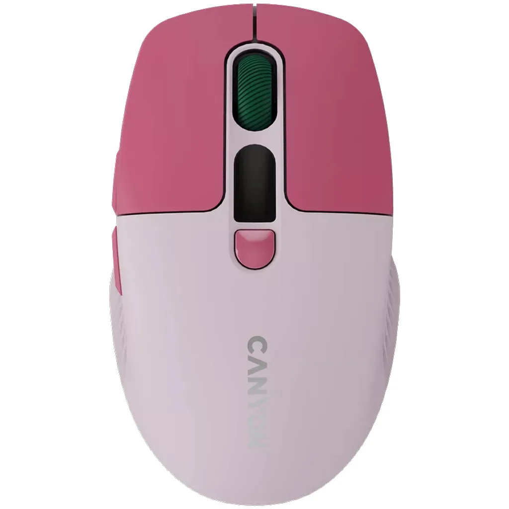 Mouse Canyon MW-26 LCD Silent Dual Mode Wireless Pink — Bakı