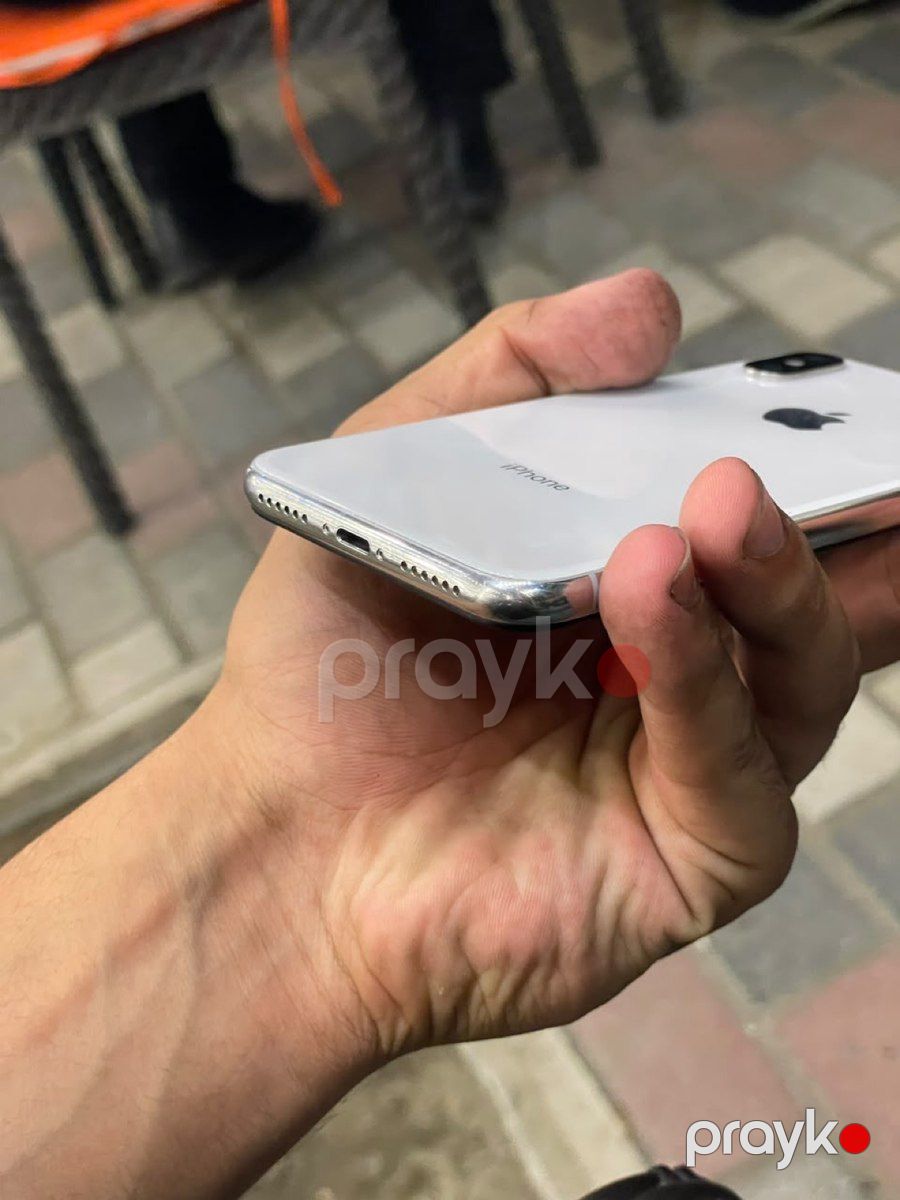 Apple iPhone X Silver 64GB/3GB — Smartfonlar, Bakı (3)