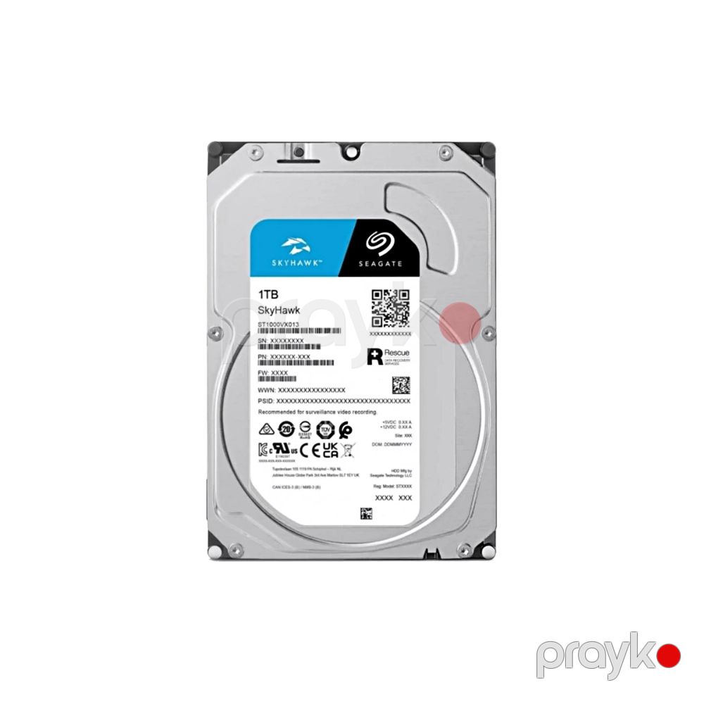 Seagate HDD SkyHawk Surveillance (ST1000VX013) — Sabit diskləri, Bakı (2)