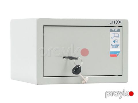 Mebel seyfi Aıko T 17, açarlı, boz — Bakı