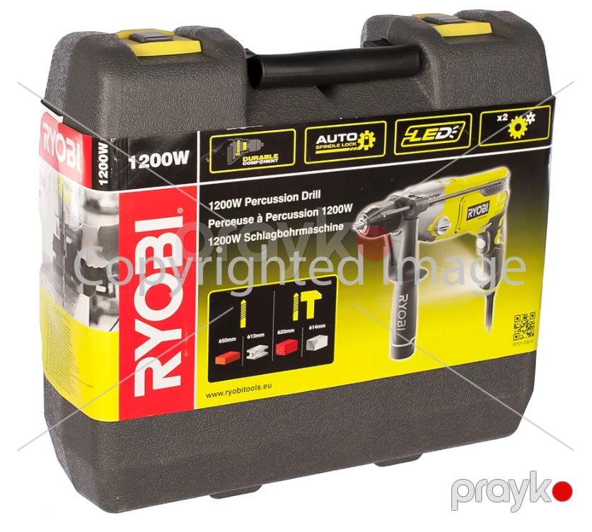 Drel zərbəli Ryobi 3002067 RPD1200-K 5133002067 — Təmir və inşaat, Bakı (4)