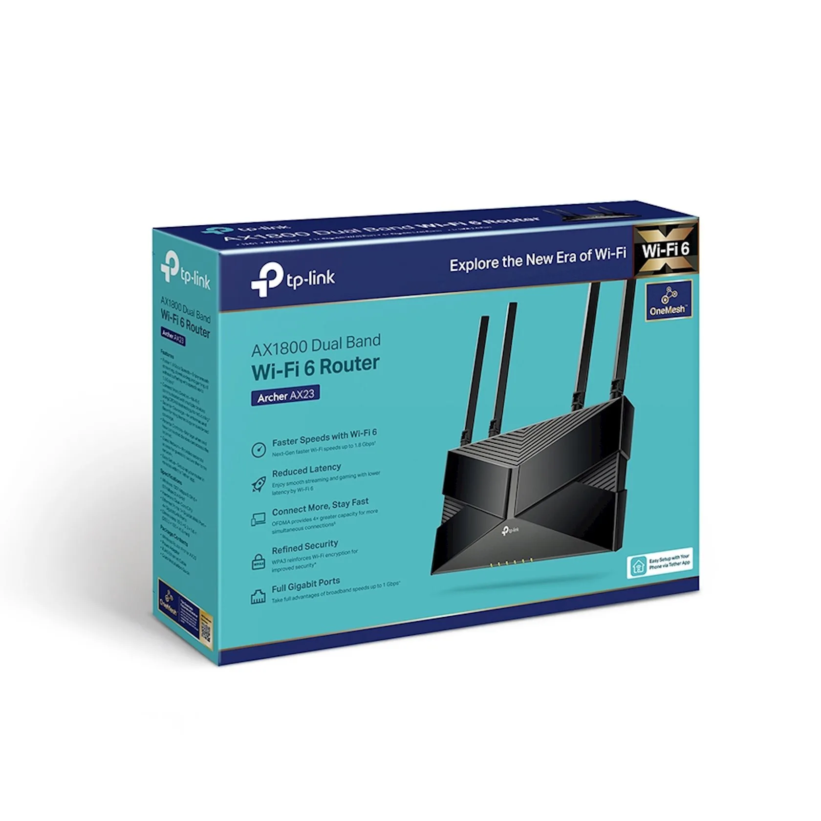 TP-Link - Archer AX23 (AX1800 Dual Band Wi-Fi 6 Router) — Mallar, Bakı (3)