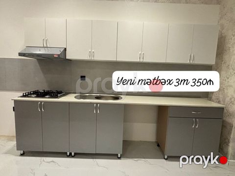 Mətbəx mebeli satılır 350₼. Ölçü 3.03. Yenidir. Ünvan — Bakı