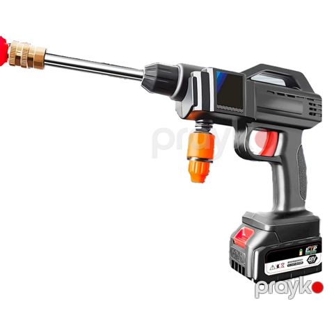 Simsiz yüksək təzyiqli püskürtmə tapancası Portable 48V Black — Bakı