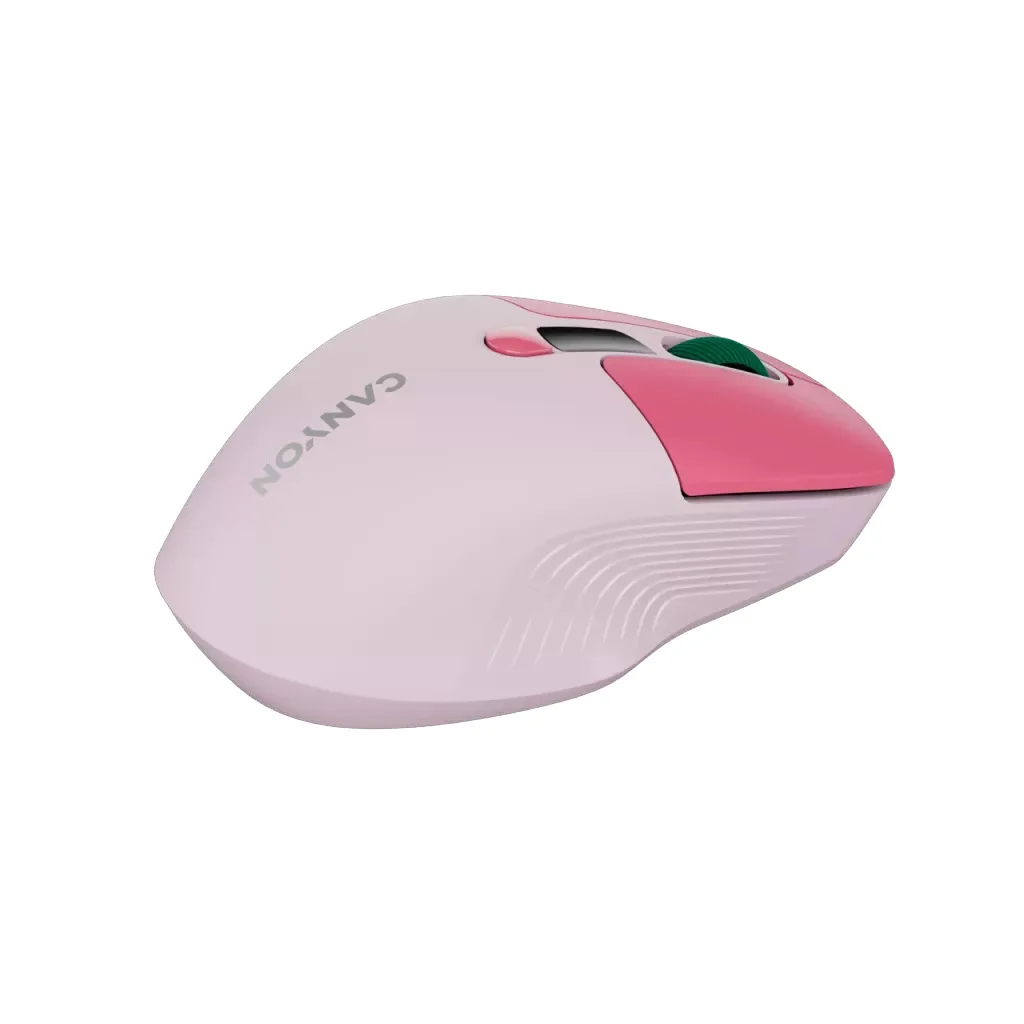 Mouse Canyon MW-26 LCD Silent Dual Mode Wireless Pink — Mallar, Bakı (4)
