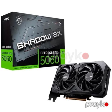 MSI GeForce RTX 5060 8G Shadow 2X OC Videokart — Bakı