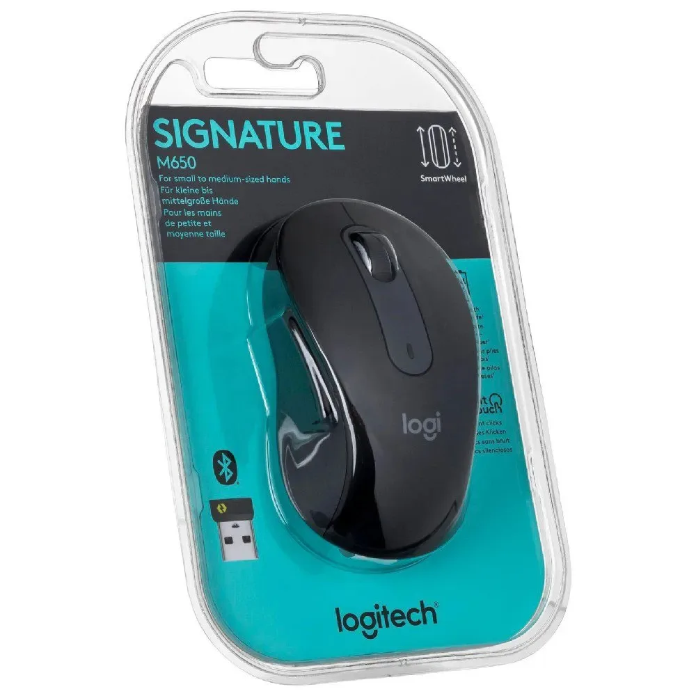 Logitech Signature M650 Wireless Mouse Graphite — Mallar, Bakı (5)