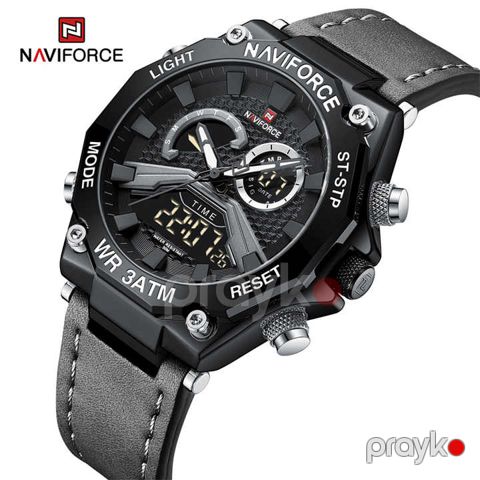 Qol saatı kişilər üçün Naviforce NF9220 Black/Gray — Bakı
