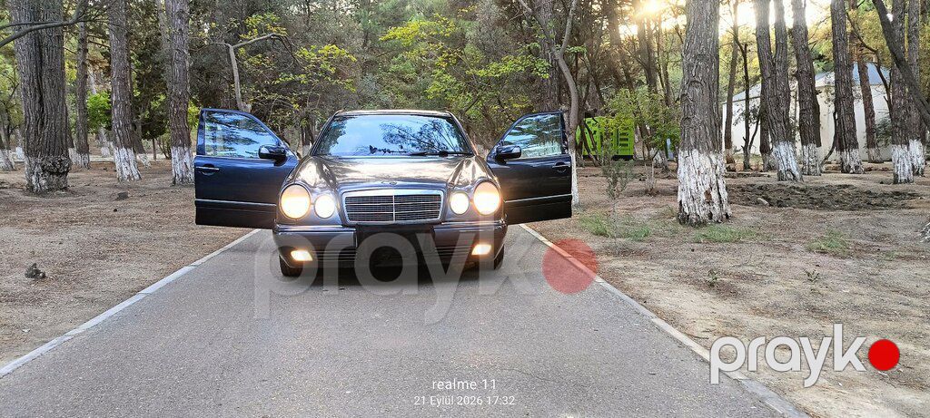 Mercedes E 220, 2.2 L, 1997 il, 350 000 km — Avtomobillər, Sumqayıt (11)