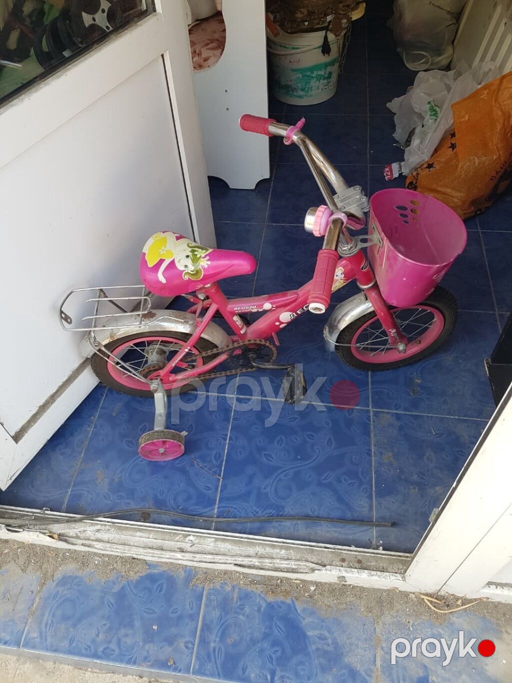 Uşaq velosipedi – qızlar üçün, çəhrayı rəngdə Xüsusiyyətlər: - Təkər — Uşaq velosipedləri, Bakı (3)