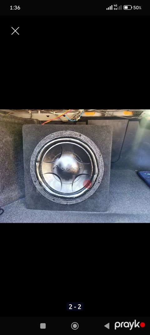 Pioneer avtomobil subvuferi – qutu ilə - Brend: Pioneer - Tip — Saatlı