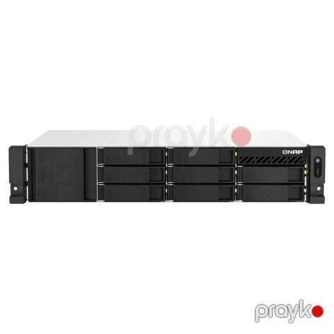 Qnap 8-Bay Short Depth Rackmount NAS AMD Ryzen V1500B 4GB 2.5GbE-(TS-873AeU-4G) — Bakı