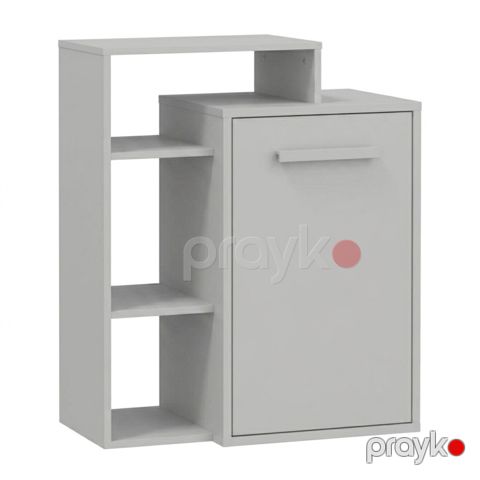 Tumba ayaqqabılar üçün MB2, laminat, 85x85x35 sm, boz — Bakı
