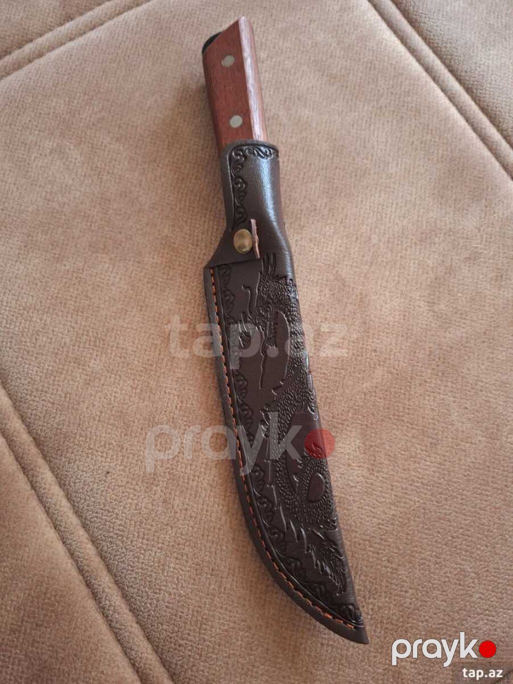 ŞEF bıçağı – KingGary Kitchen Knife + dəri qab Marka/model: KingGary — Bıçaqlar və doğrama taxtaları, Bakı (3)