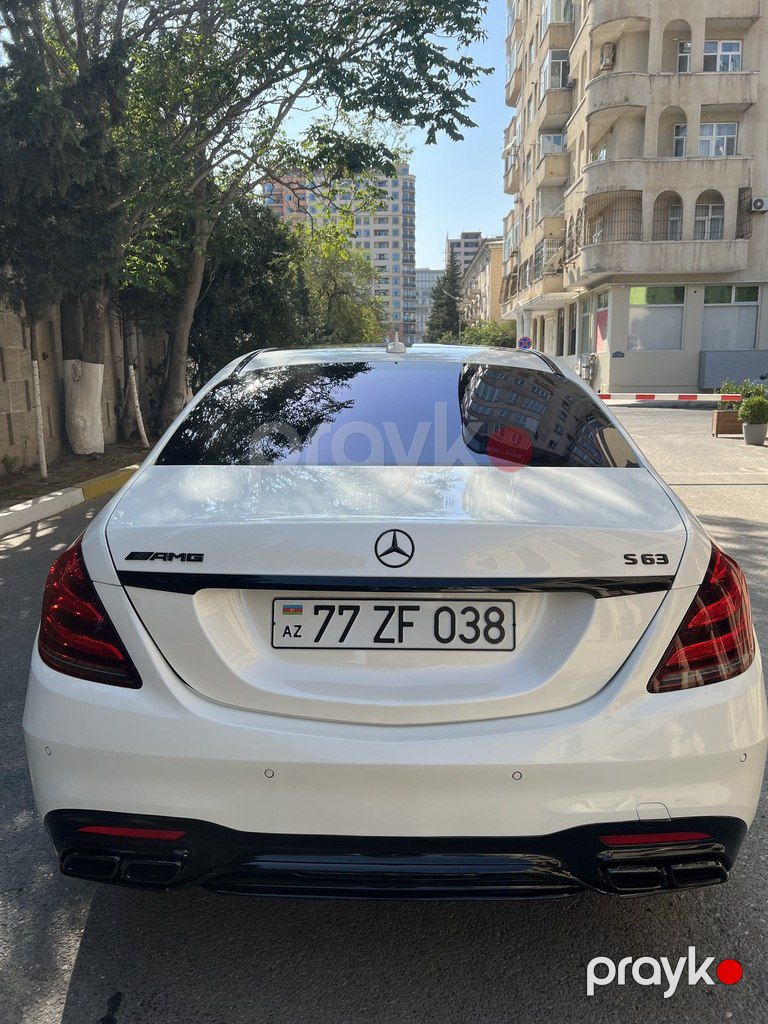 Mercedes S 63 AMG 4MATIC, 5.5 L, 2014 il, 88 000 km — Avtomobillər, Bakı (5)