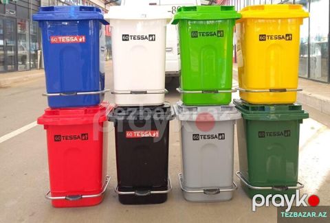 Zibil qabi 60 ltr pedalli — Bakı