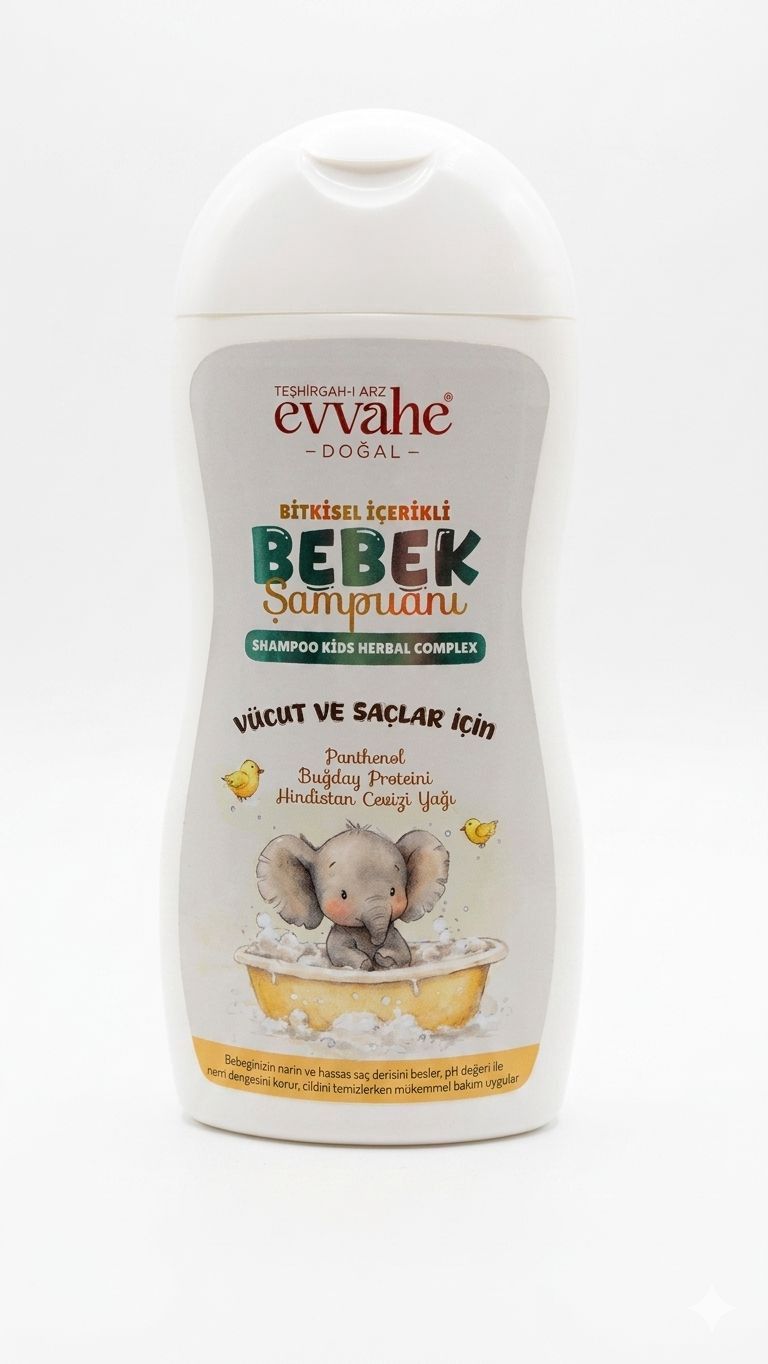 Uşaqlar üçün şampun Evvahe Doğal, 190 ml — Mallar, Bakı