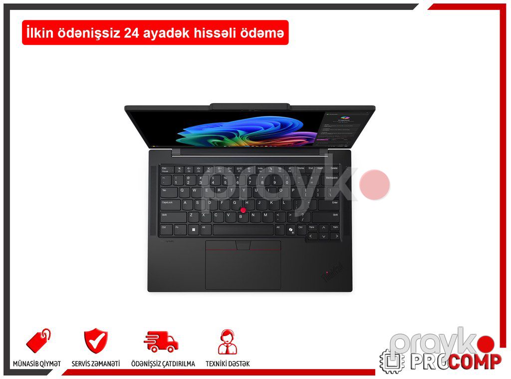 Laptop "Lenovo ThinkPad T14s Gen 6 21N1000DRT" — Noutbuklar, Bakı (2)