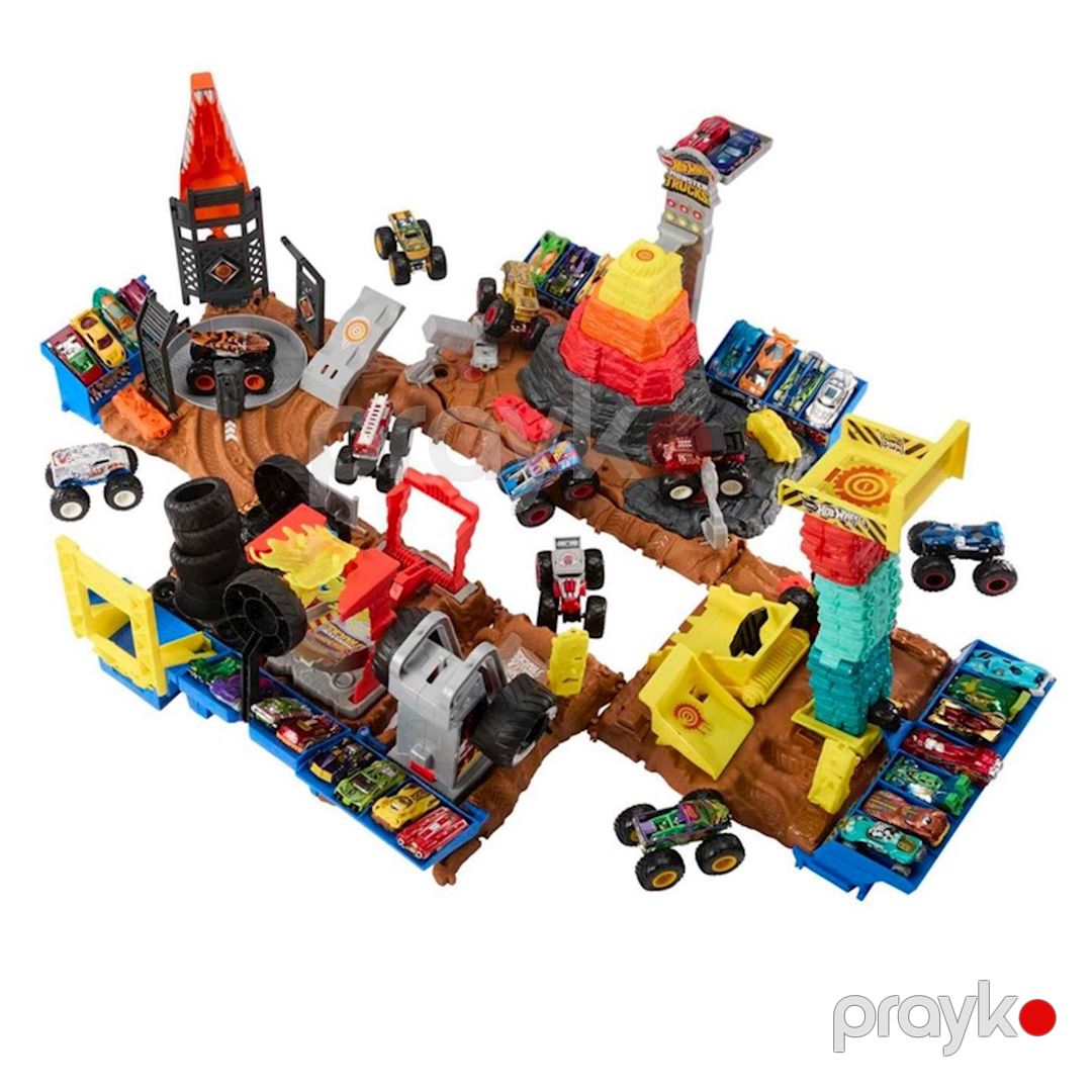 Oyun dəsti Hot Wheels Monster Trucks Arena World Main Event HNB96 İnanılmaz avtomobil qəzası, 4+ yaş — Mallar, Bakı (2)