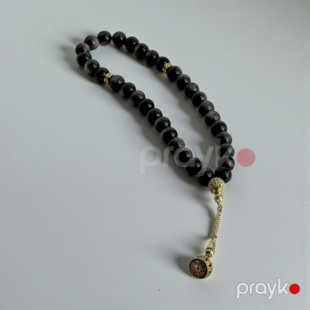 Təsbeh Dr.qolbag, obsidian — Mallar, Bakı (2)