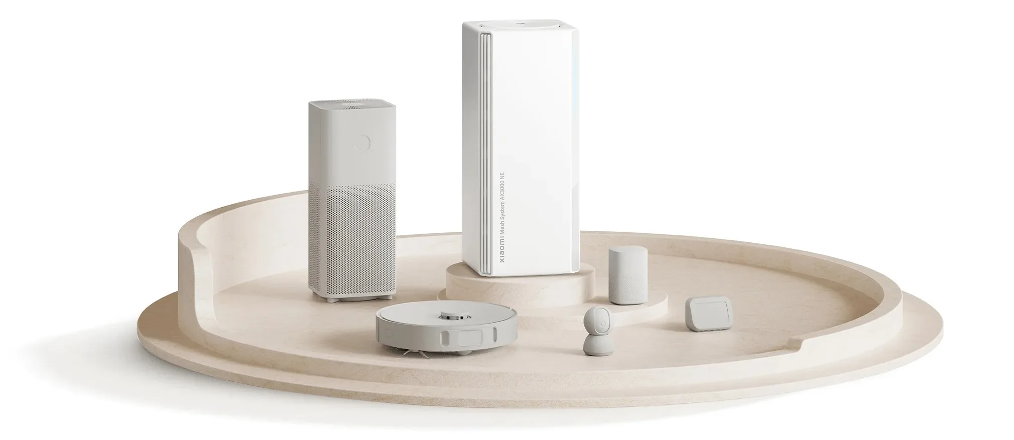 Router Xiaomi Mesh System AX3000 NE(2 pack) White (DVB4458GL) — Mallar, Bakı (2)