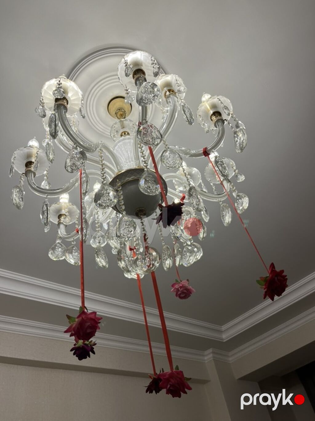 Çılçıraq, 8 lampa, Şüşə — Tavan is?qlar? v? cilc?raqlar, Saray (4)