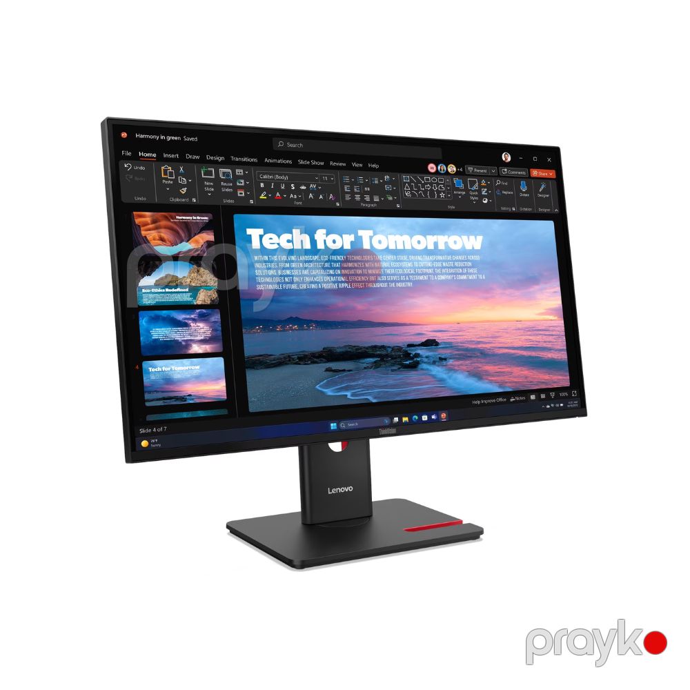 Monitor Lenovo ThinkVision T27QD-4v (64AAGAT2EU) — Monitorlər, Bakı (2)