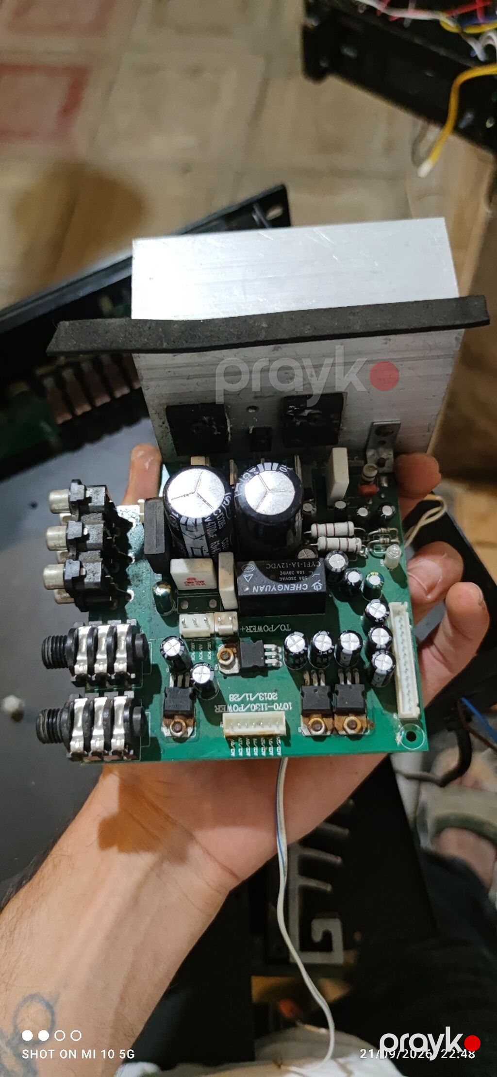 Məhsul: Aktiv subwoofer/amplifikator modul kartı (alüminium — Gücləndiricilər, qəbuledicilər və DAC, Xırdalan (4)