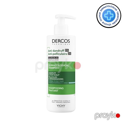 Şampun Vichy Dercos Anti-Dandruff Oily Hair yağlı və normal saçlar üçün, 390 ml — Bakı