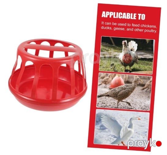Yem təknəsi toyuq və cücə üçün, plastik prl_0400 — Mallar, Bakı (3)