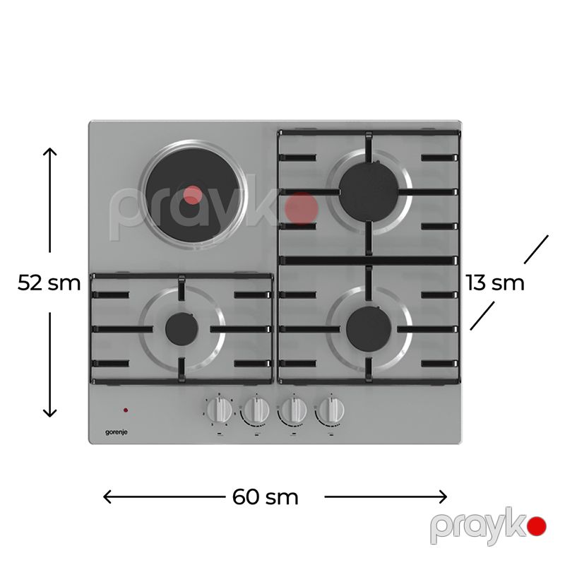Bişirmə paneli Gorenje GE680X — Plitələr, Bakı (5)