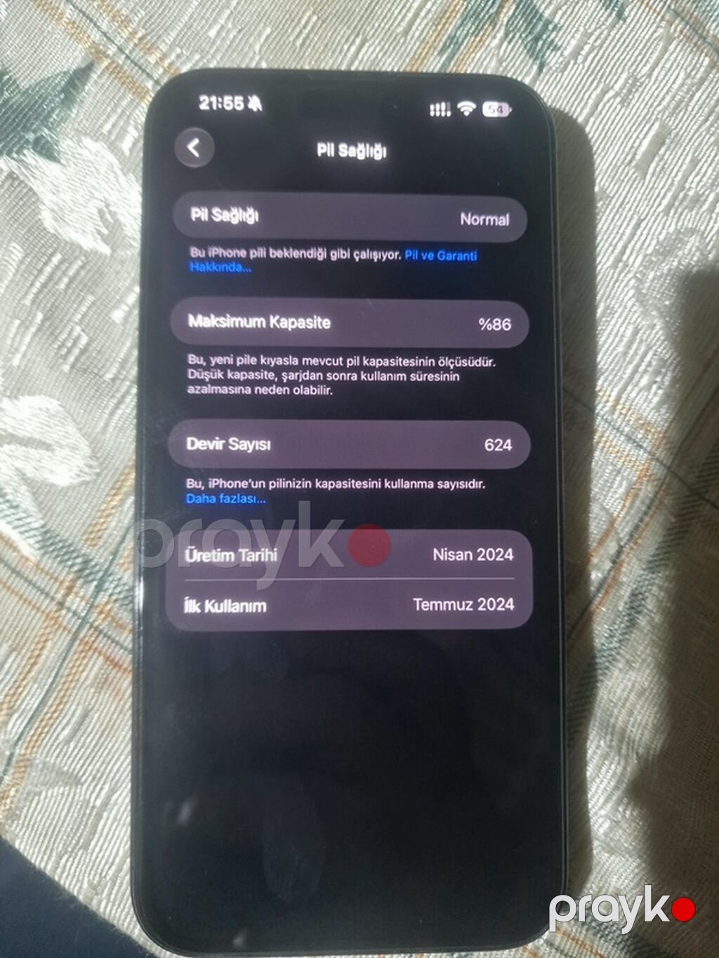 IPhone 15 Pro Max, 256 GB, Qara, Face ID — Apple iPhone, Bakı (3)