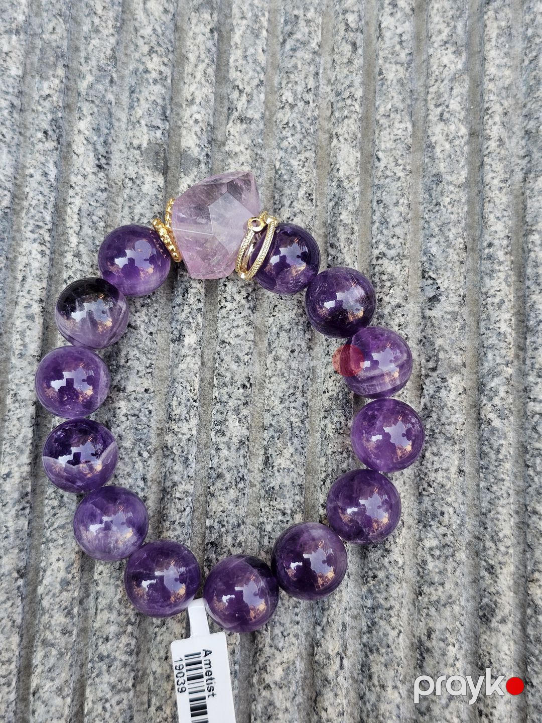 Ametist mineral qolbağ — Mallar, Bakı (2)