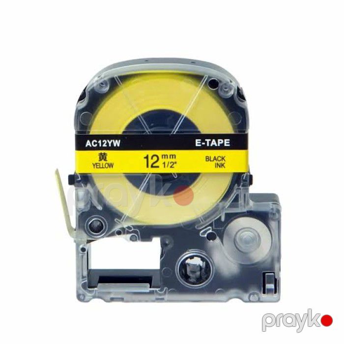 Epson LK-4YBW C53S654014 Strong Adhesive Black/Yellow Etiket Lenti 12 mm 9 m — Elektronika, Bakı (2)